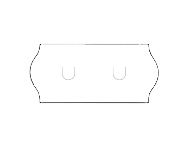 Etiquettes 26x12mm blanc - Boite de 54 000 étiquettes