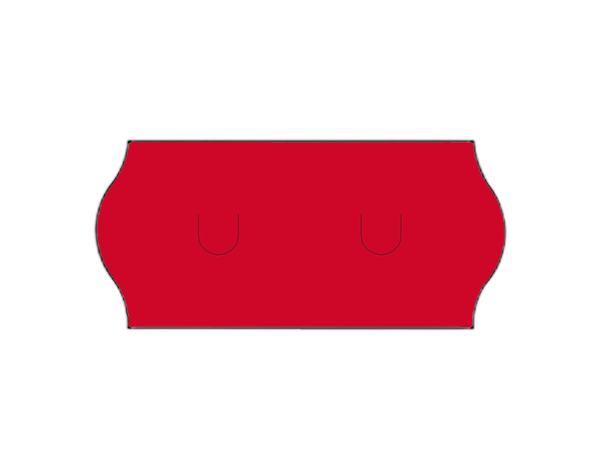 Etiquettes 26x12mm rouge - Boite de 54 000 étiquettes