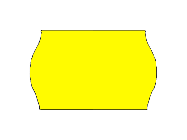 Etiquettes 26x16mm fluo jaune - Boite de 36 000 étiquettes