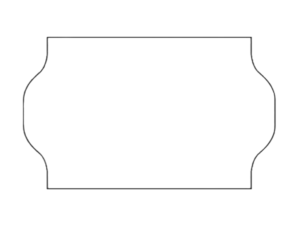 Etiquettes 32x19 blanc - Boite de 30 000 étiquettes