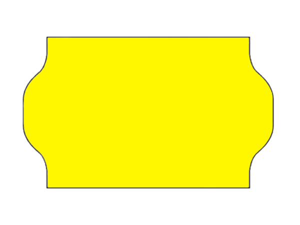 Etiquettes 32x19 fluo jaune - Boite de 30 000 étiquettes