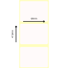 Etiquette velin TT 69x47,8mm colle permanente